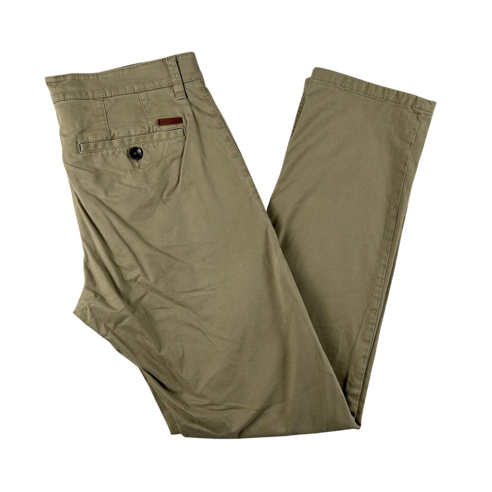 Tom Tailor Pants Mens 34x31 Beige Travis Regular Straight Fit Chino Casual